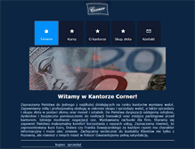 Tablet Screenshot of kantorcorner.pl